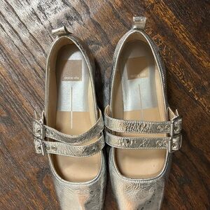 Dolce Vita Metallic Silver Flats